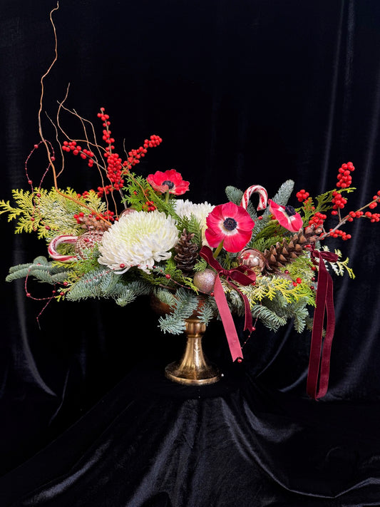 Holiday Berry & Anemone Elegance