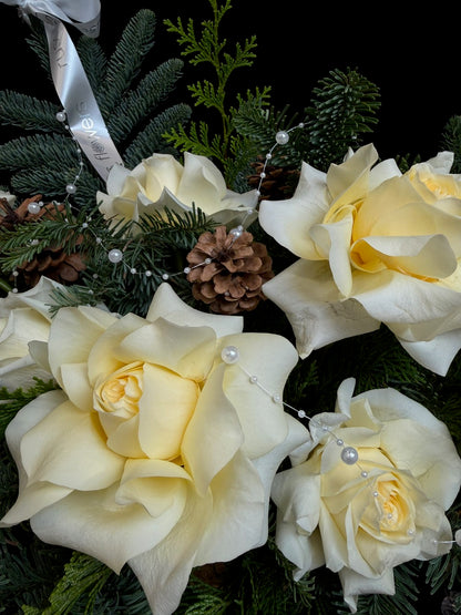 Winter White Rose Elegance